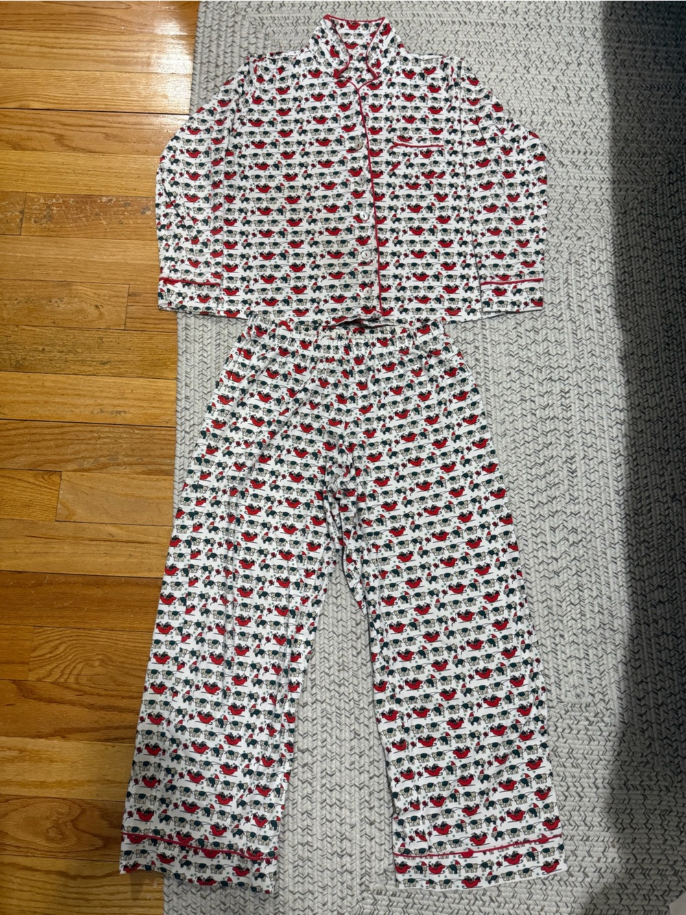 Roller Rabbit Holly Jolly Hathi Pajama Set